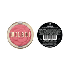 Milani Rose Blush con seis tonos rosados, mate y satinados.