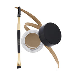Milani Stay Put Brow Color Soft Brown compact for precise shading and natural finish.