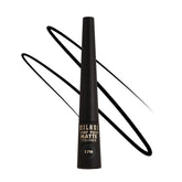 Milani Stay Put Matte Liquid Liner cap close-up shows bold matte pigment for precise definition.