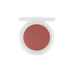 Milani textura crema-gel, aplicación suave en mejillas.