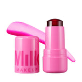 Milk Makeup Cooling Water Jelly Tint lip application with buildable Burst color.