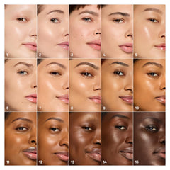Milk Makeup Hydro Grip tint application close-up for seamless skin blend.