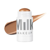 Milk Makeup Matte Bronzer Stick front view adds natural warmth to the complexion.
