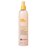 milk-shake leave-in conditioner bottle promotes smooth, shiny hair