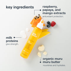 milk_shake Incredible Milk on towel-dried hair balances moisture and reduces frizz for easy styling.