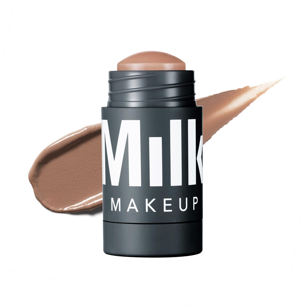 Milk Makeup Sculpt Stick applied as a cool-toned contour swatch for natural shadows