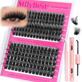 MilyBest lash clusters tray with varied options for customization