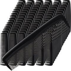 Mimorou bulk hair combs in black, 150 pieces, compact pocket design for quick styling