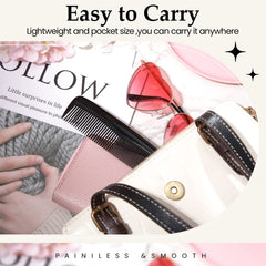 Mimorou travel-ready combs for men and women, ideal for car or office touch-ups