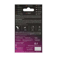 MinaiBrow tint bottle close-up shows precise color delivery for natural brows.