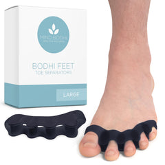 Mind Bodhi toe separators packaged for convenient at-home foot care.