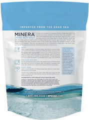 Minera Sal del Mar Muerto, grano grueso, excelente para exfoliar y cuidar la piel.