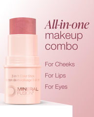 Mineral Fusion Color Stick textura cremosa que se funde con la piel.