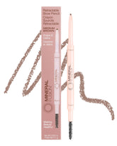 Lápiz Mineral Fusion retráctil en marrón medio para definición suave.