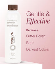 Acetone-free formula preserves nail health during removal