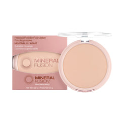 Mineral Fusion polvos compactos base Neutral 2, acabado mate y tono natural