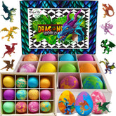 Mineral Me California bath bombs with dragon egg toys brighten bath time with surprises