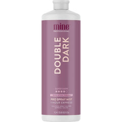 MINETAN BODY.SKIN MineTan Double Dark bottle close-up for even, deep bronze glow.