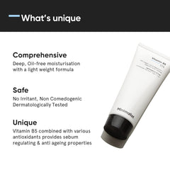 Minimalist Vitamina B5 10% fórmula con zinc, cobre y magnesio para piel grasa.