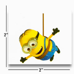 Tatuajes de Minions para fiestas, fáciles de quitar y aptos para niños.