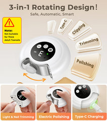 MINISO nail clipper with LED light enabling night grooming