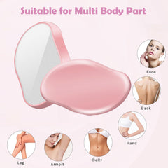 Compact travel case for MINOCHI crystal hair eraser lightweight portability.