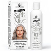 Miracle of Aloe Softly Silver Shampoo, botella-vertido: vertido suave para un lavado delicado.