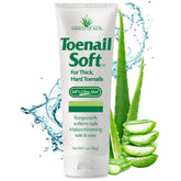 Miracle of Aloe suavizante de uñas de pie en botella para suavizar uñas gruesas.