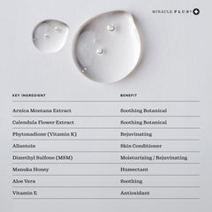 Aloe vera de Miracle Plus hidrata y calma la piel visiblemente.