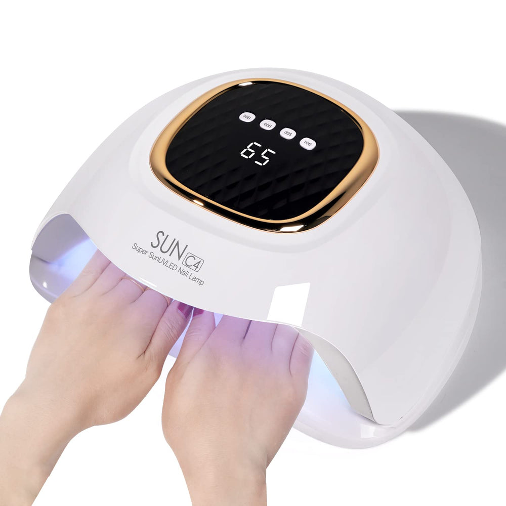 MIRAGE LAYON UV Nail Lamp front view showing sleek home manicure-ready design