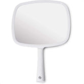 MIRRORVANA hand mirror extralong-handle offers steadier grip for comfortable makeup and grooming sessions.