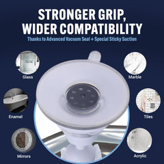 Mirrorvana shatterproof surface for safer shower use.