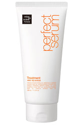 Mise En Scene Perfect Serum Treatment, botella elegante para recubrimiento nutritivo del cabello.