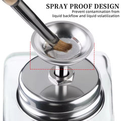 Misforu clear borosilicate glass bottle with cap for durable, leak-free storage