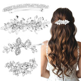 Clip miskate con cristal para boda, brillo sutil y elegante