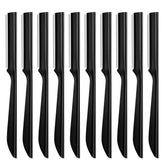 Miss Gorgeous London eyebrow razor black pack front for precise brow shaping