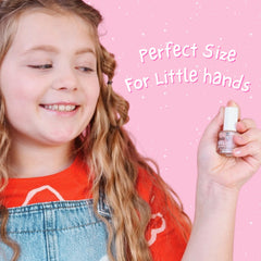 MISS NELLA Itsy Glitsy Hippo brush strokes showing odor free shine