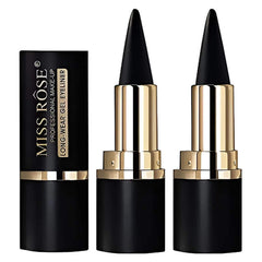 Miss Rose delineador gel negro dos puntas para looks definidos