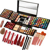 Miss Rose M187 palette opened with full mirror for on-the-go makeup.