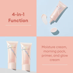 MISSHA Glow Skin Balm applied as makeup base for a smooth luminous finish