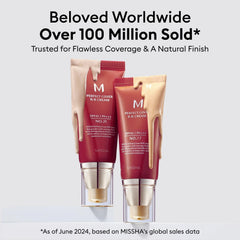 MISSHA M Perfect Cover BB crema no23, cobertura ajustable para un acabado natural.