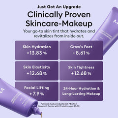 Buildable coverage shown on skin with MISSHA M Perfect Cover Serum BB Cream No.27