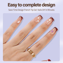 Misssix XBASICTIPS soft gel nail tips for natural shape and comfort.