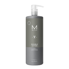 MITCH Double Hitter bottle front, ready to use 2 in 1 for quick showers