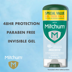 Mitchum 48HR protection gel keeps you confidently protected through workouts.