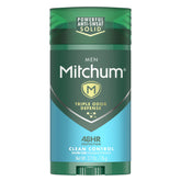 Mitchum Triple Odor Defense packaging showing reliable all-day protection.