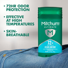 Mitchum Ultimate 72H aplicación invisible, sin residuos