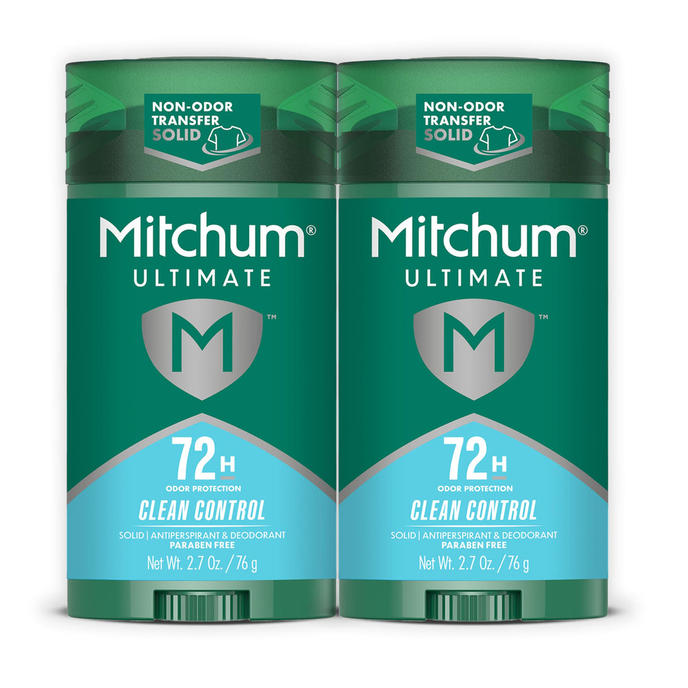 Mitchum Ultimate 72H, empaque frontal, protección de olor duradera