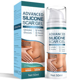 Mitgary Advanced Scar Gel bottle shows silicone scar care for healing.