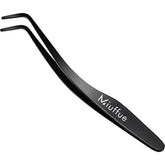 Miuffue curved-tip lash applicator for precise placement and control.